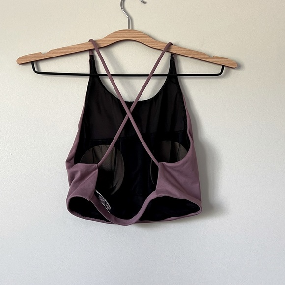 Victoria's Secret Bralette Purple Color Criss Cross Back Size Small - Picture 2 of 10